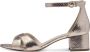 Tamaris dames sandalen met slangenprint Goud - Thumbnail 3