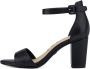 Tamaris Zwarte Leren Hoge Hak Sandalen Black Dames - Thumbnail 84