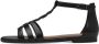 Tamaris Zwarte Casual Open Sandalen Vrouwen Black Dames - Thumbnail 12