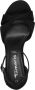 Tamaris Elegante Zwarte Sandalette Vegan Voetbed Hak Black Dames - Thumbnail 12