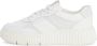 Tamaris Sneaker 1-23771-42 197 Dames Lage Damesschoenen Leer M2377142 wit - Thumbnail 8