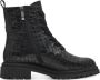 Tamaris Core Dames Laarzen BLACK CROCO - Thumbnail 8