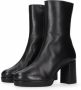 Tango | Nadine 5 h black leather boot covered heel - Thumbnail 3