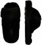 Ted Baker Sandalen Wfp Lopply Faux Fur Cross Over Slipper in black - Thumbnail 4