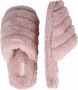 Ted Baker Slippers LOPSEY Faux Fur Mule Slipper in poeder roze - Thumbnail 4