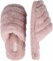 Ted Baker Slippers & Mules LOPSEY Faux Fur Mule Slipper in poeder roze - Thumbnail 4