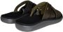 Teva Voya Slide Leather M Dark olive Schoenen Slippers Slippers - Thumbnail 15