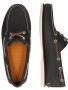 Timberland Leather Moccasins with Rubber Sole Blue Moccassins - Thumbnail 10