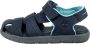 Timberland Nubble Leather Fisherman Sanda Sandalen Jongens Blauw - Thumbnail 7