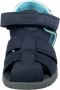 Timberland Nubble Leather Fisherman Sanda Sandalen Jongens Blauw - Thumbnail 8