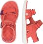 Timberland Kid's Perkins Row 2-Strap Sandal Sandalen maat 10K rood wit - Thumbnail 4