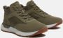 Timberland Voyager Park Mid Lace Up Sneaker Vrijetijdsschoenen groen suede - Thumbnail 6