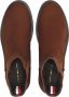 Tommy Hilfiger Bruine Leren Chelsea Boots Casual Stijl - Thumbnail 5