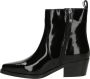 Tommy Hilfiger Cowboy laars van lakleer met logo - Thumbnail 4