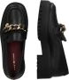 Tommy Hilfiger Pennyloafers in leer met labeldetail model 'CHAIN CHUNKY' - Thumbnail 11