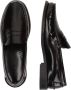 Tommy Hilfiger Instappers CLASSIC HILFIGER LEATHER LOAFER blokhak zakelijke mode feestmode met mokassinnaad - Thumbnail 12