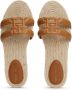Tommy Hilfiger Bruine Jute Slide Sandalen - Thumbnail 5