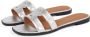 Tommy Hilfiger Slippers TH LOGO STRAP METALLIC MULE blokhak zomerschoen flats comfort-schoen met th-logo - Thumbnail 14