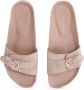 Tommy Hilfiger Slippers SOFT SUEDE ADJUSTABLE MULE sleehak zomer mode instapschoen flats met th-logo - Thumbnail 9