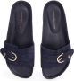 Tommy Hilfiger Slippers SOFT SUEDE ADJUSTABLE MULE sleehak zomer mode instapschoen flats met th-logo - Thumbnail 9