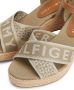 Tommy Hilfiger FW0FW06297 Tommy Webbing Low Wedge Sandal Q1 - Thumbnail 15