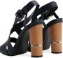 Tommy Hilfiger Premium Leren Blauwe Sandalen - Thumbnail 6