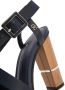 Tommy Hilfiger Premium Leren Blauwe Sandalen - Thumbnail 7