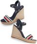 Tommy Hilfiger Corporate Wedge Platform Sandalen Multicolor Dames - Thumbnail 14