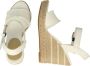 Tommy Hilfiger Wedges met labelstitching model 'ECRU' - Thumbnail 8