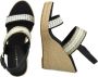 Tommy Hilfiger Blauwe Sandalen Golden Webbing - Thumbnail 11