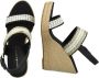 Tommy Hilfiger Blauwe Sandalen Golden Webbing - Thumbnail 9