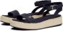 Tommy Hilfiger Sandalen LINEN FLATFORM zomerschoen sandaal plateauhak met verstelbare gesp - Thumbnail 8