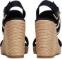 Tommy Hilfiger Blauwe Sleehak Sandaal Platte Sandalen Blue Dames - Thumbnail 15