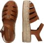Tommy Hilfiger Sandalen TH AUTHENTIC LEATHER ESPADRILLE zomerschoen sandaal plateauhak met verstelbare gesp - Thumbnail 10