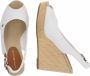 Tommy Hilfiger Witte Espadrilles Iconic Elba Sling Back Wedge - Thumbnail 11