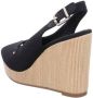 Tommy Hilfiger Sleehaksandaaltjes ICONIC ELENA SLING BACK WEDGE zomerschoen sandaal keilhak met verstelbare gesp - Thumbnail 68