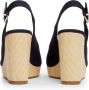 Tommy Hilfiger Sleehaksandaaltjes ICONIC ELENA SLING BACK WEDGE zomerschoen sandaal keilhak met verstelbare gesp - Thumbnail 13