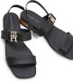 Tommy Hilfiger Hardware platte sandaal Black Dames - Thumbnail 8