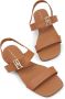 Tommy Hilfiger hardware platte sandaal Brown Dames - Thumbnail 9