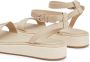 Tommy Hilfiger Touw flatform sandalen Beige Dames - Thumbnail 10