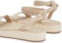 Tommy Hilfiger Touw flatform sandalen Beige Dames - Thumbnail 7