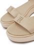 Tommy Hilfiger Touw flatform sandalen Beige Dames - Thumbnail 11