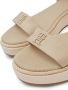 Tommy Hilfiger Touw flatform sandalen Beige Dames - Thumbnail 8