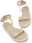 Tommy Hilfiger Touw flatform sandalen Beige Dames - Thumbnail 12