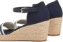 Tommy Hilfiger Sandaaltjes SHIMMERY RIBBON MID WEDGE SANDAL met gestreepte textielen bandage - Thumbnail 10