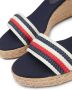 Tommy Hilfiger Sandaaltjes SHIMMERY RIBBON MID WEDGE SANDAL met gestreepte textielen bandage - Thumbnail 11