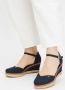 Tommy Hilfiger Dames Marineblauwe Basis Gesloten Teen Mid Wedge Blue Dames - Thumbnail 10