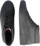 Retro Sneaker Prep Vulc High Leather Hoge sneakers Leren Sneaker Heren Zwart - Thumbnail 13