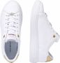 Tommy Hilfiger Sneakers in wit voor Dames Metallic Leather Cupsole - Thumbnail 9