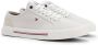 Tommy Jeans Grijze Canvas Sneakers Core Corporate Gray Heren - Thumbnail 14